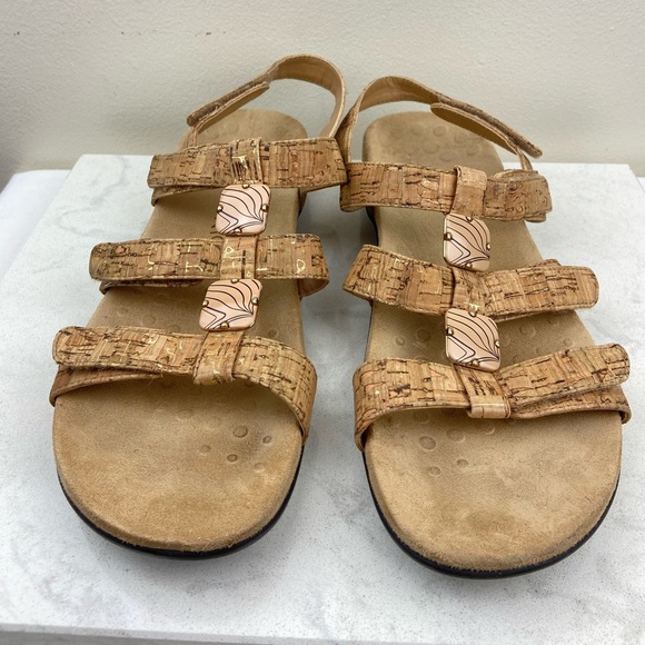Vionic Amber Cork Sandals Walking Travel Outdoor - Picture 5 of 11